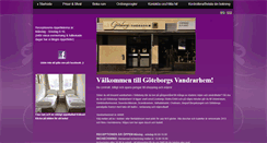 Desktop Screenshot of goteborgsvandrarhem.se